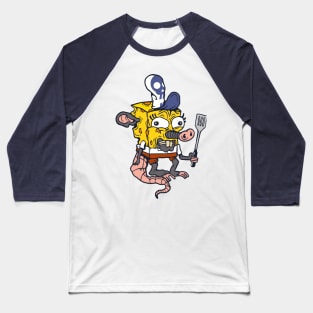 Cheeseface Fancypants Baseball T-Shirt